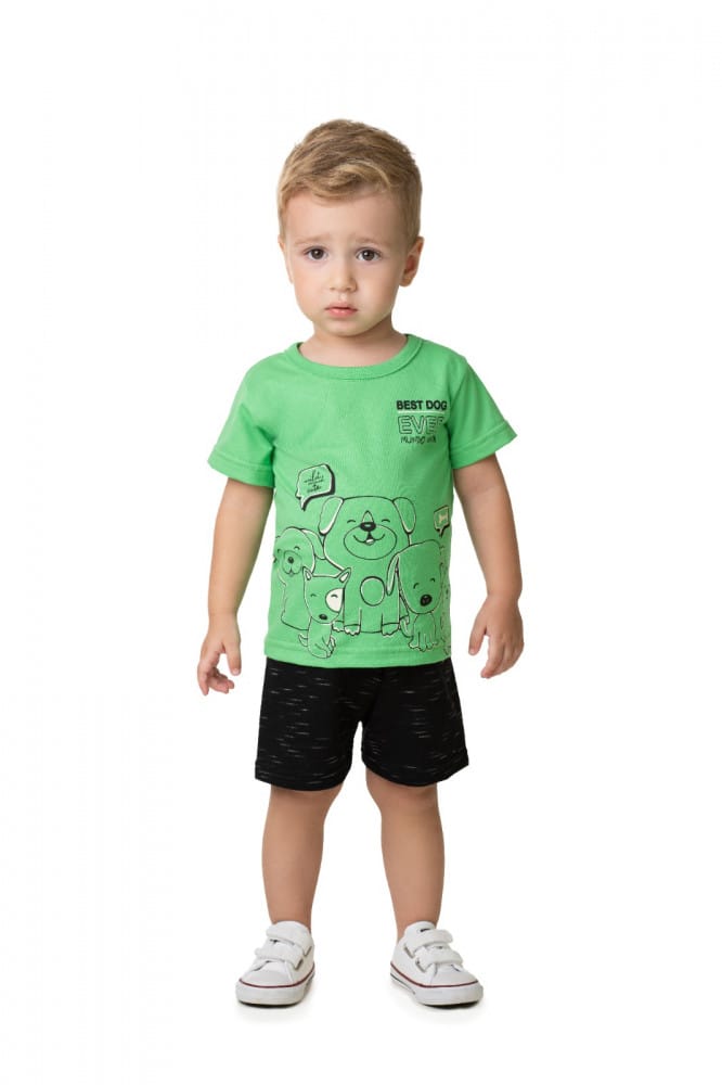 Conjunto Cachorrinho Mundo Mania - Foto 2