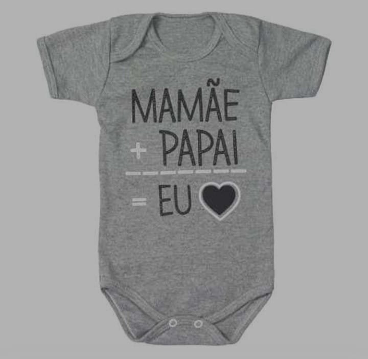 Body Mamãe + Papai - Foto 1