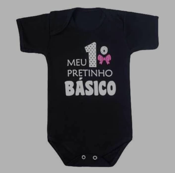 Body Meu Primeiro Pretinho
