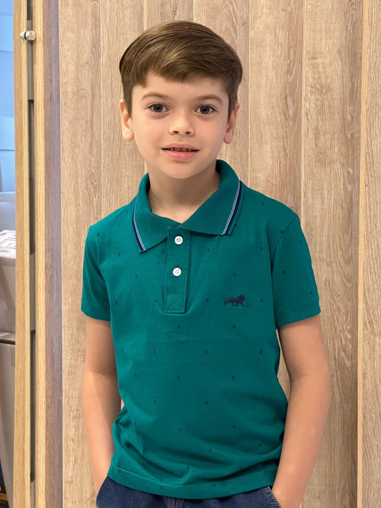 Camisa polo em algodão - Foto 3