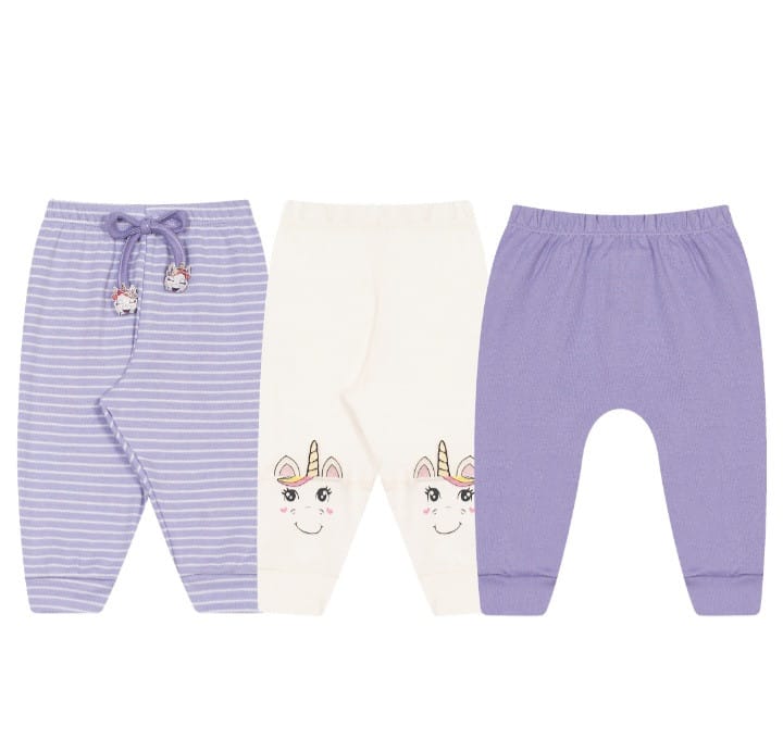 Kit com 3 calças baby Tileesul - Foto 1
