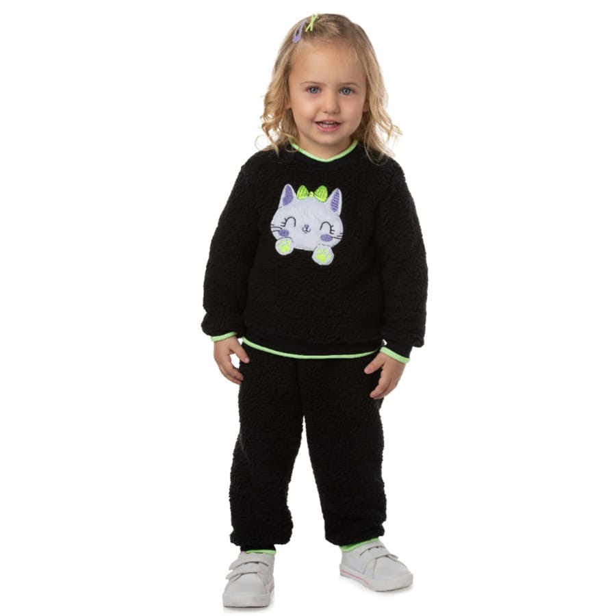 Conjunto em alpaca Gato Tileesul - Foto 1