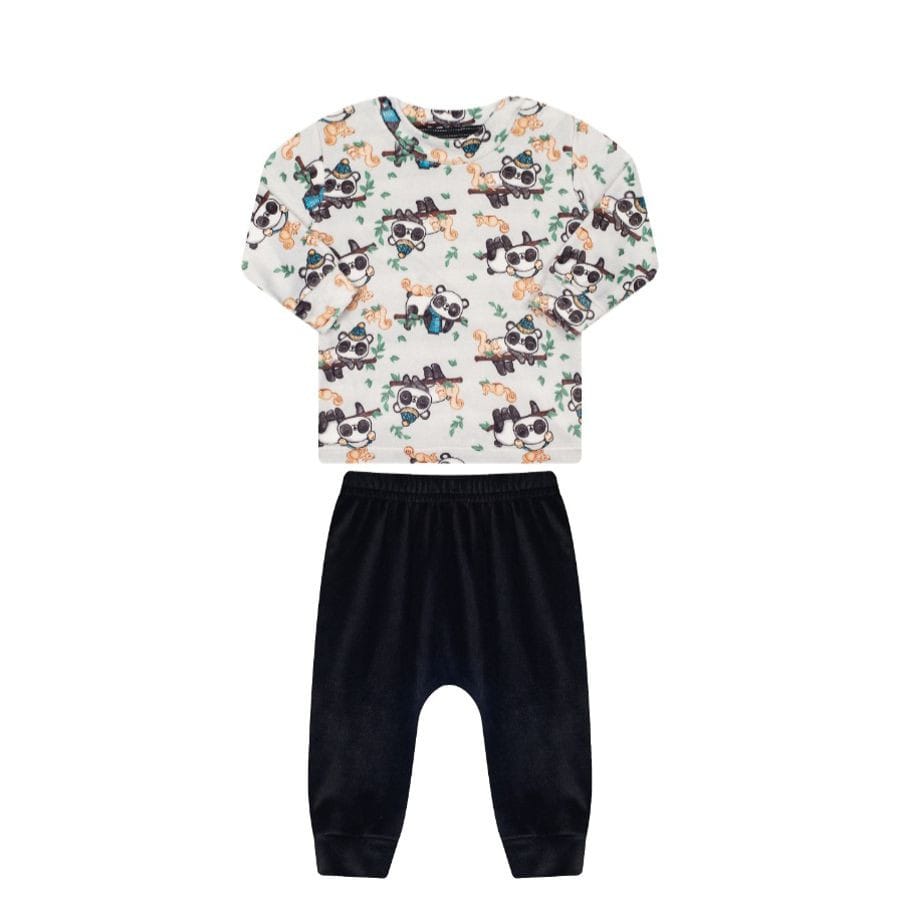Conjunto em pelo com elastano unissex - Foto 1