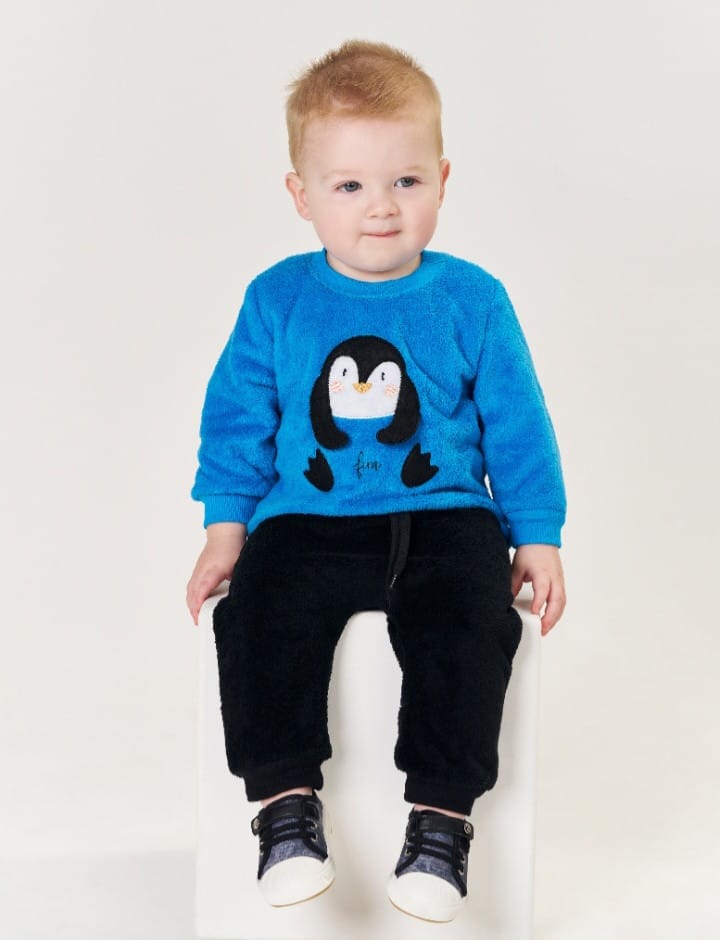Conjunto Baby em Fleece Pinguim Tileesul - Foto 1