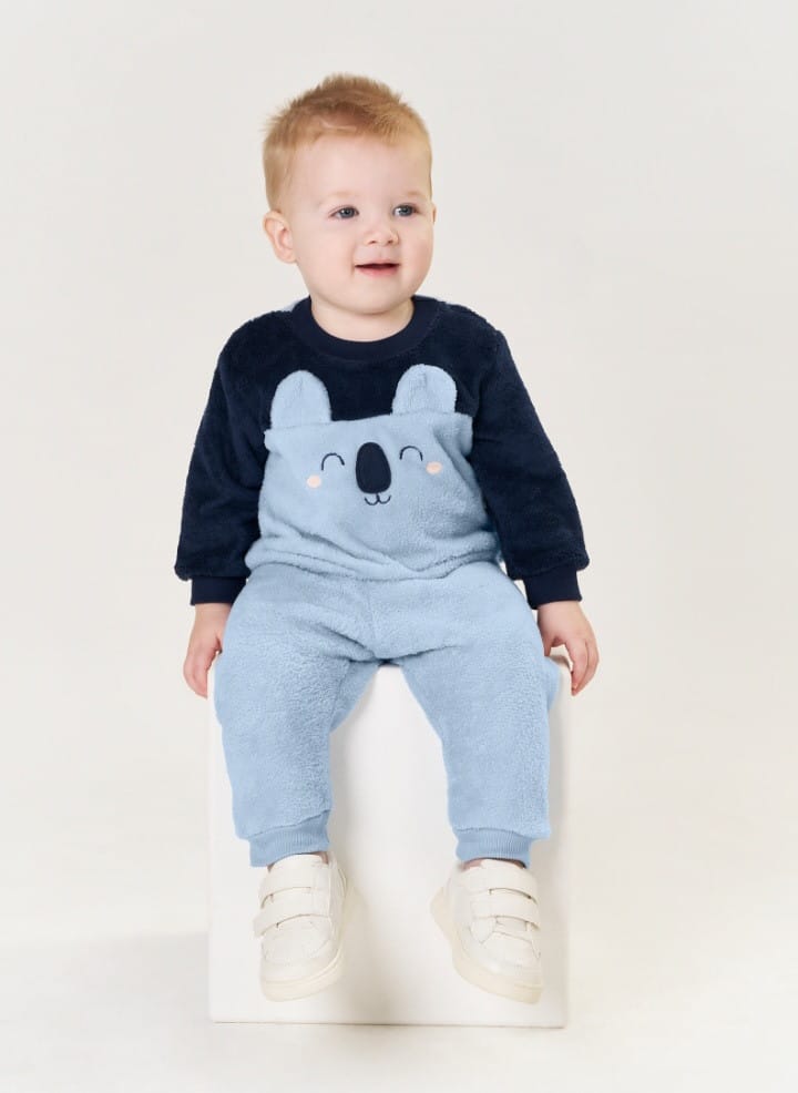 Conjunto Baby em Fleece com orelhinhas Tileesul - Foto 1