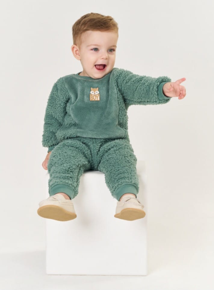 Conjunto Baby em pelo e alpaca Tileesul - Foto 1
