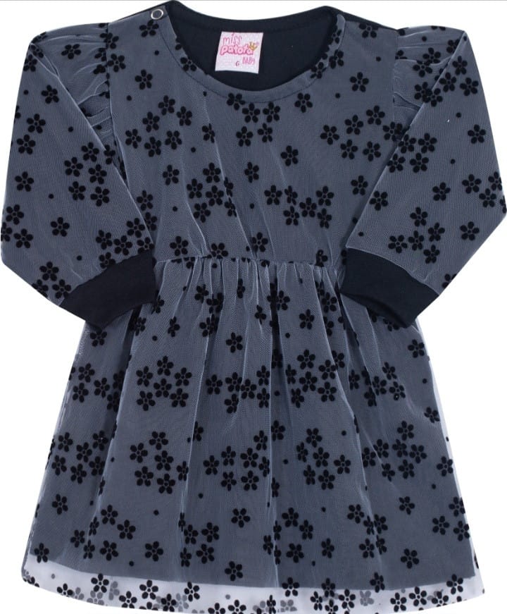 Vestido baby sobreposição de tule - Foto 2