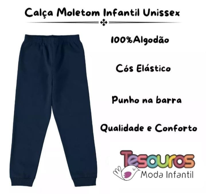 Calça moletom básica unissex - Foto 2