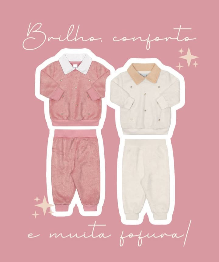 Conjunto Baby em Pelo Colarinho Tileesul - Foto 2