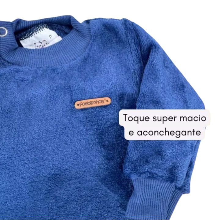 Body em fleece pelúcia unissex - Foto 2