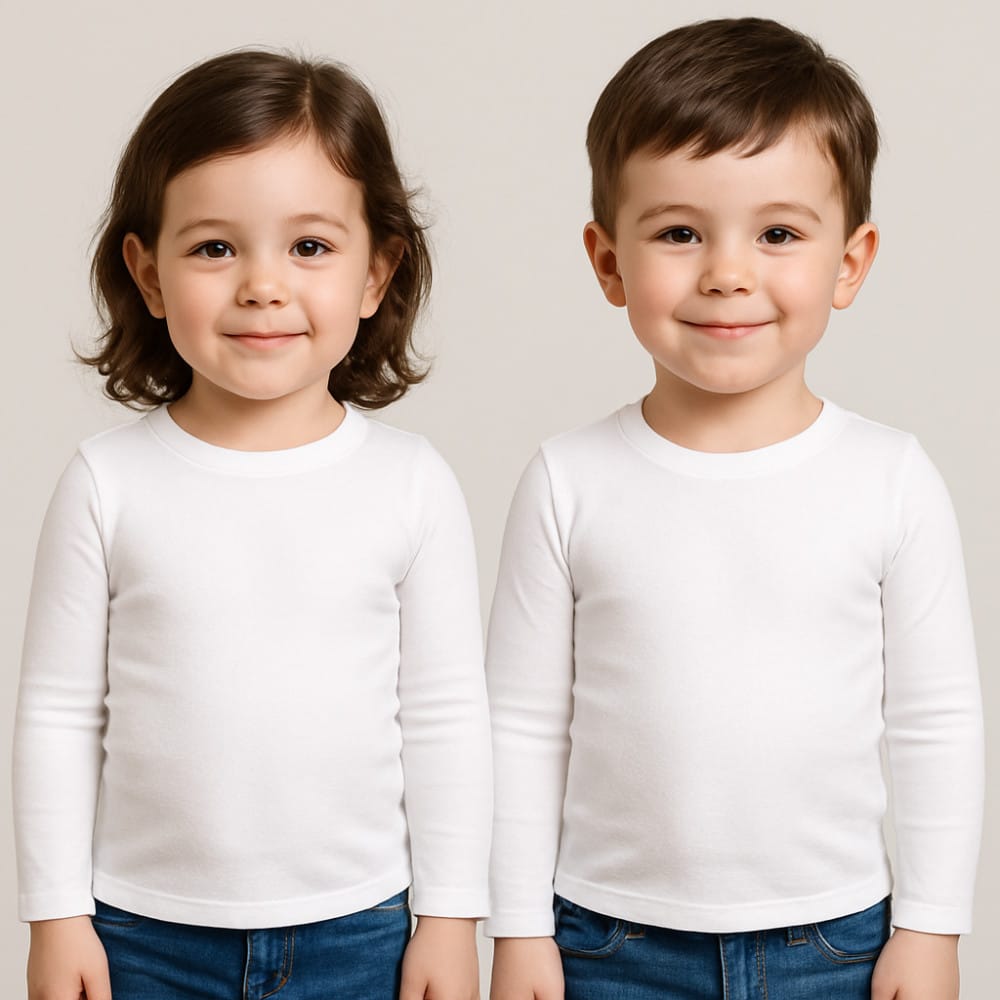 Camiseta básica térmica em molecotton unissex - Foto 1