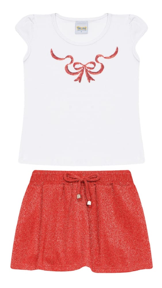 Conjunto Bordado e Lurex Tileesul - Foto 2