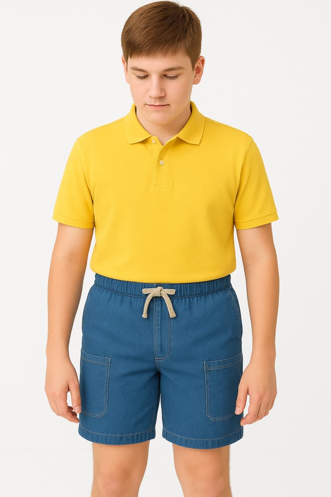 Bermuda jeans com elastano Hering Kids - Foto 3