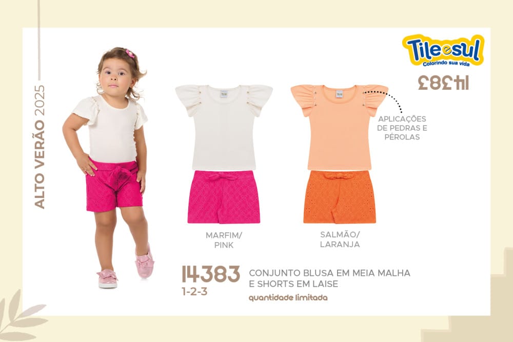 Conjunto com Short Laise Tileesul - Foto 6