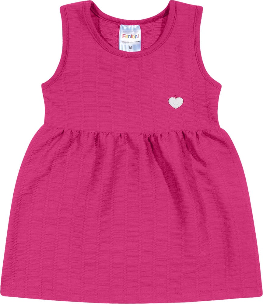 Vestido baby tecido trabalhado - Foto 2