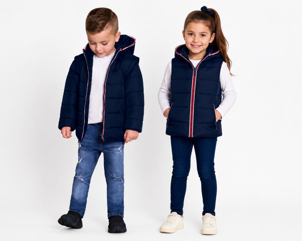 Jaqueta puffer em nylon Milon - Foto 1