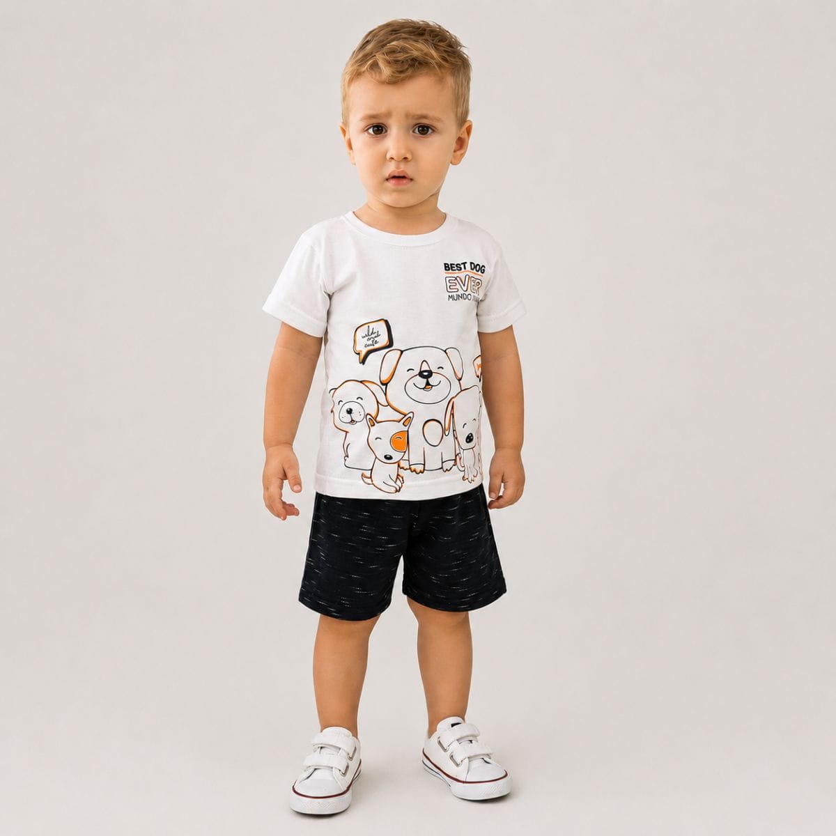 Conjunto Cachorrinho Mundo Mania - Foto 4