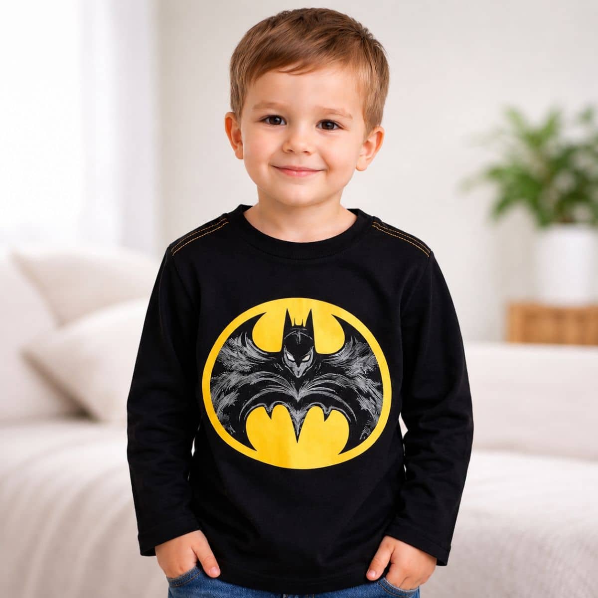 Camiseta Manga Longa Batman