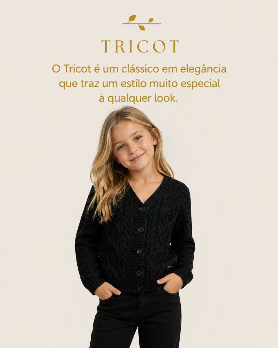 Casaco cardigan em tricot Milon - Foto 3