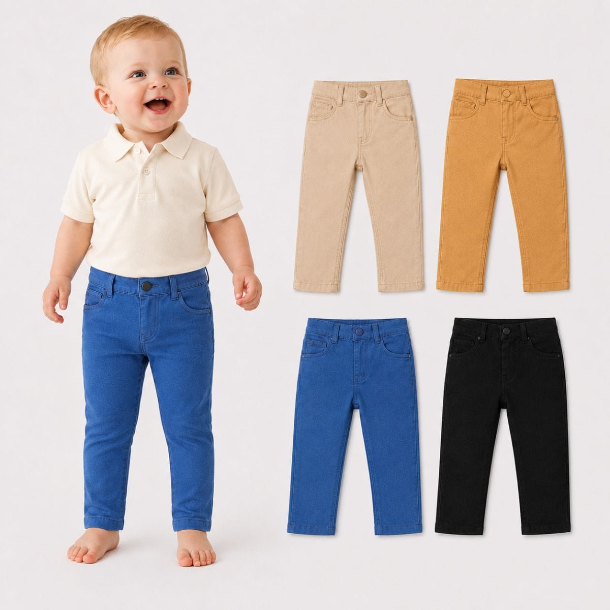 Calça Sarja Baby - Foto 1