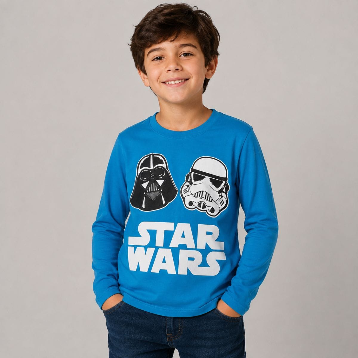 Camiseta Manga Longa Star Wars - Foto 1