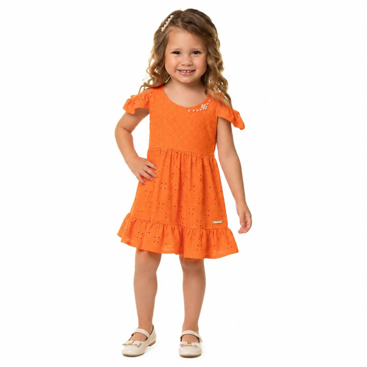 Vestido Tileesul em Laise alça lateral - Foto 1