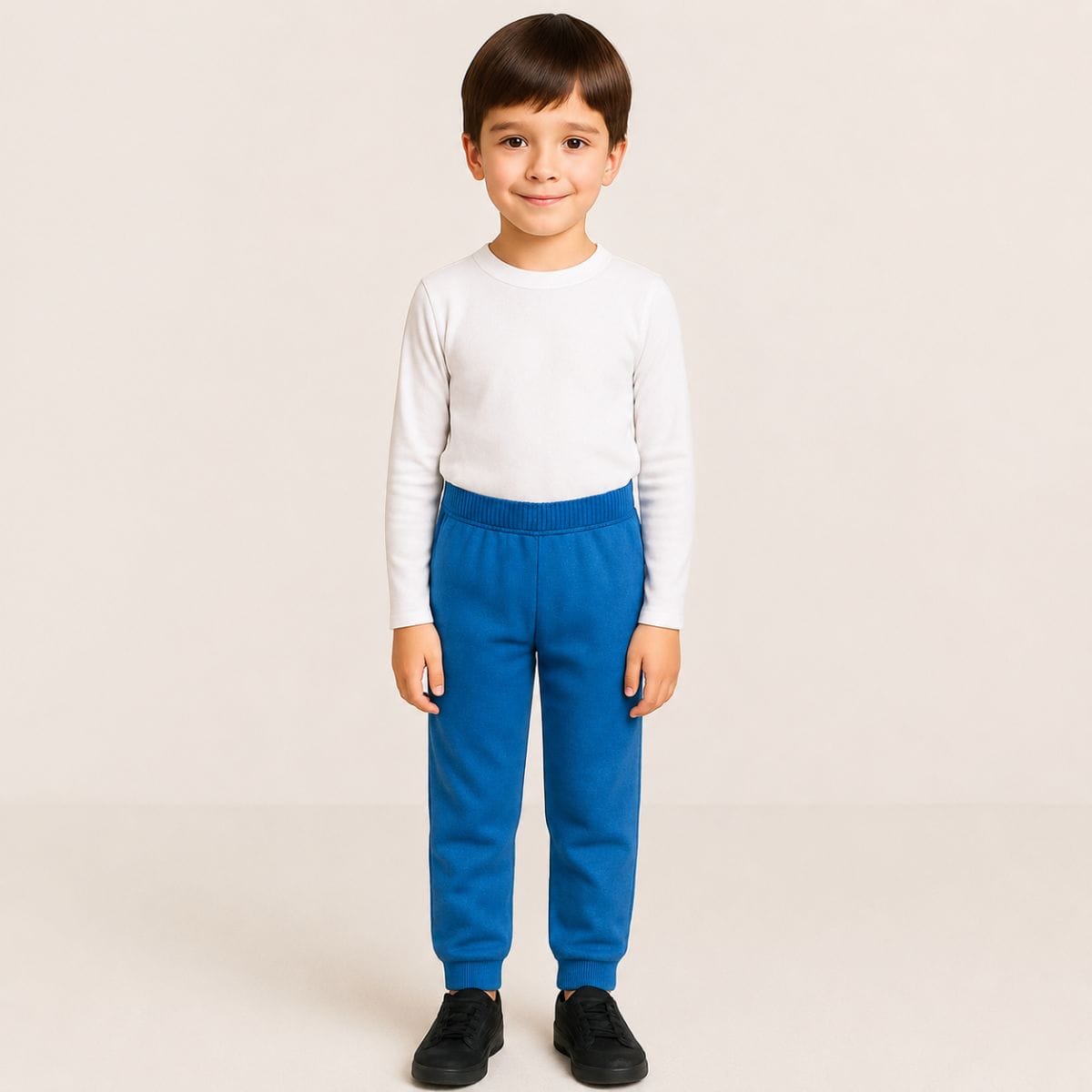 Calça menino moletom peluciado - Foto 1