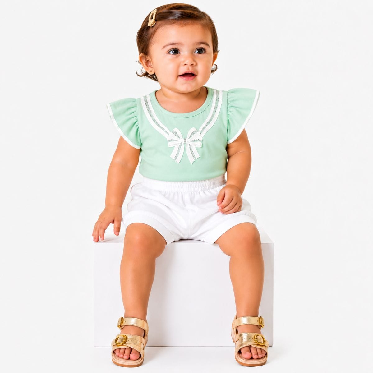 Conjunto baby laço Tileesul - Foto 1
