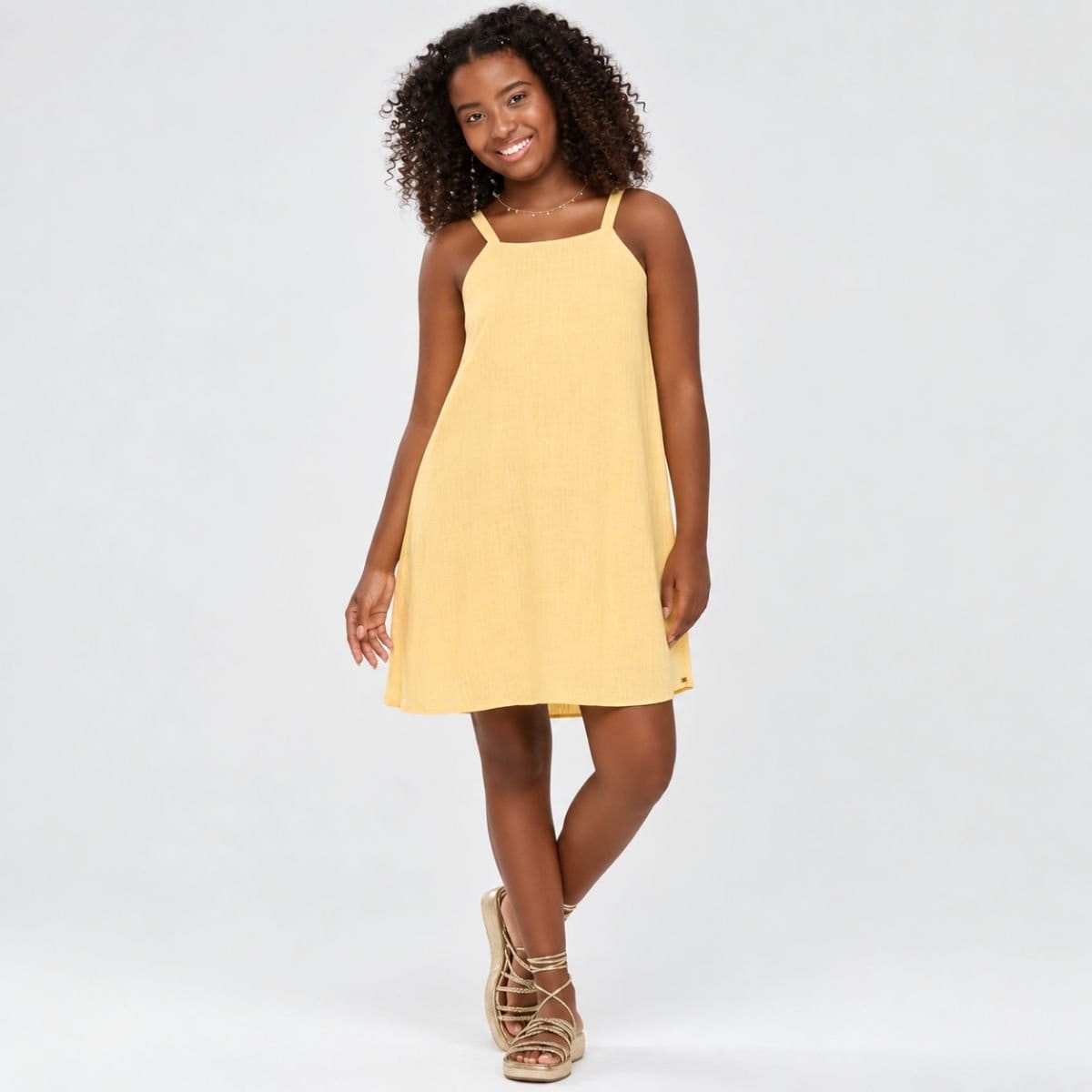 Vestido em viscolinho Elian - Foto 2