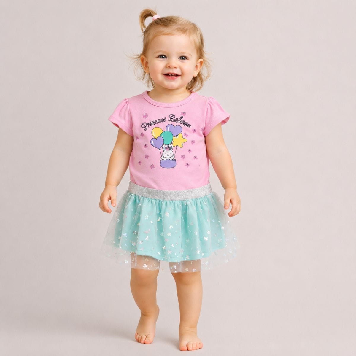 Conjunto com short-saia de tule - Foto 1