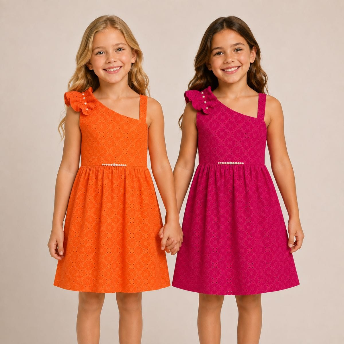 Vestido Tileesul Laise Alça trabalhada - Foto 1