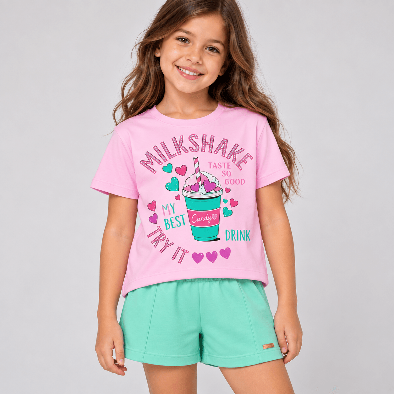 Conjunto menina Milk ShaKe - Foto 1