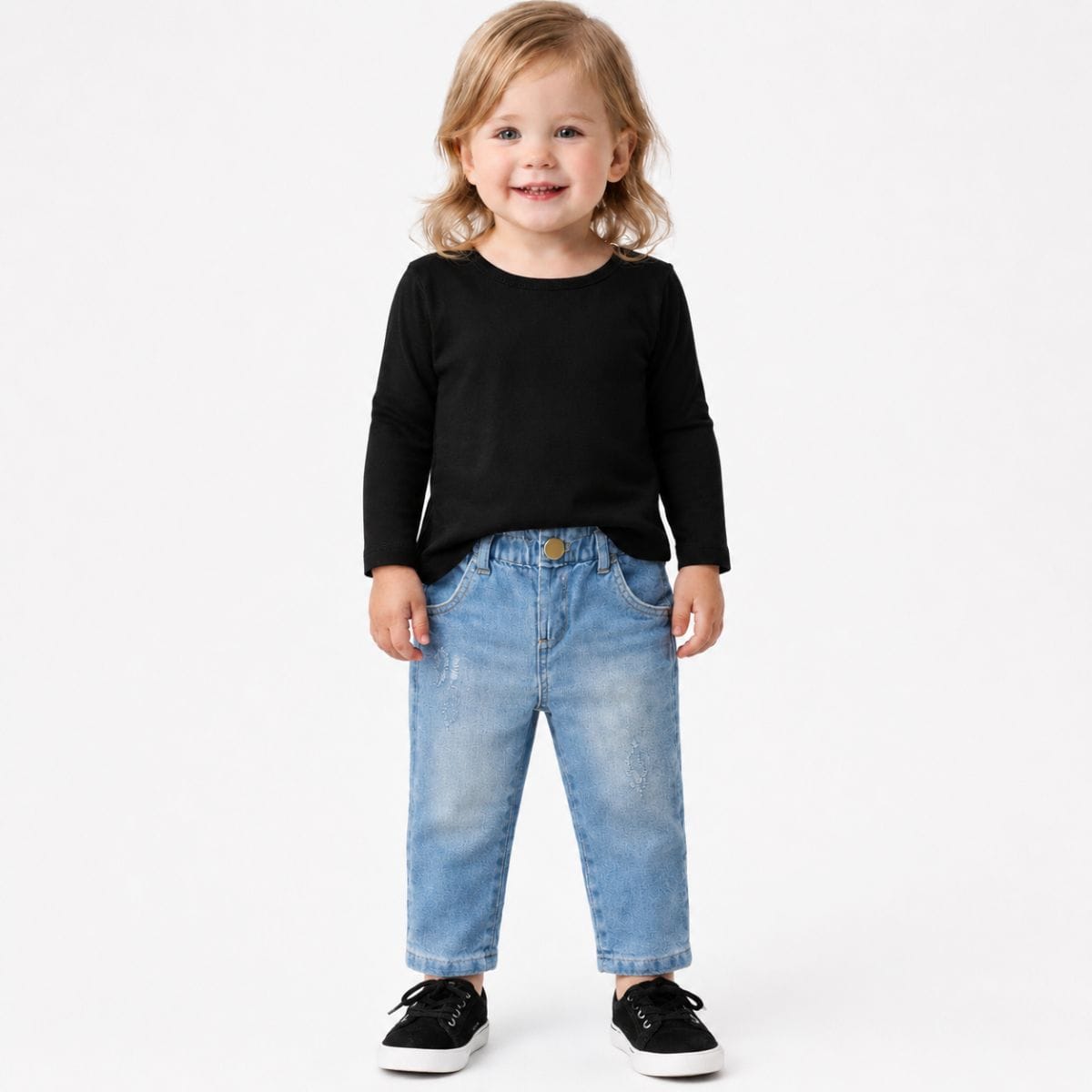 Calça Jeans Menina Charpey - Foto 2